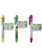 6 színű toll többféle állatos mintával Grafix