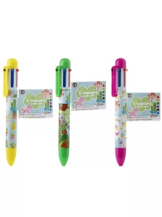 6 színű toll többféle állatos mintával Grafix