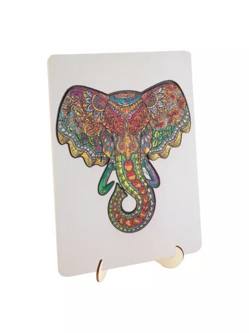 Fa puzzle Elefánt, ÚJ 132 db-os Grafix