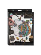 Fa puzzle Tigris, ÚJ 130 db-os Grafix