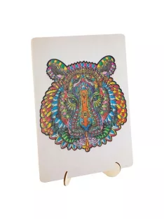 Fa puzzle Tigris, ÚJ 130 db-os Grafix