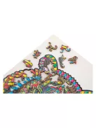 Fa puzzle Tigris, ÚJ 130 db-os Grafix
