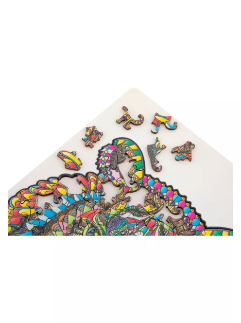 Fa puzzle Tigris, ÚJ 130 db-os Grafix