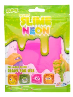 Neon színű puha slime, Rózsaszín Grafix