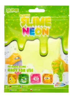 Neon színű puha slime, Sárga Grafix