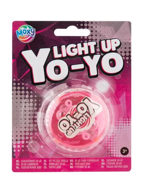 Moxy világító Yo-Yo, rózsaszín Grafix