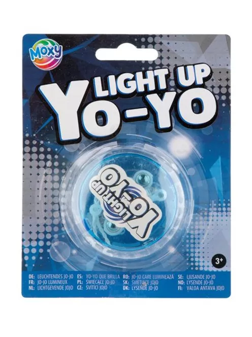 Moxy világító Yo-Yo, kék Grafix