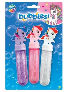 Moxy 3 db-os buborékfújó szett, unikornisok Grafix