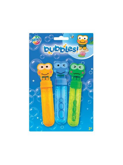 Moxy 3 db-os buborékfújó szett, békák Grafix