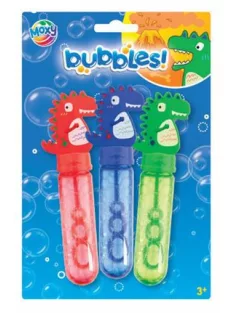 Moxy 3 db-os buborékfújó szett, dinoszauruszok Grafix