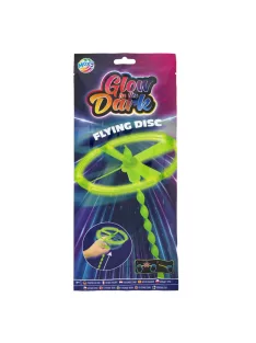 Világító kilőhető repülő propeller, neon zöld Grafix
