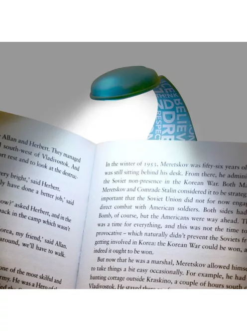 Flexilight könyvjelző olvasolámpa - Blue Words