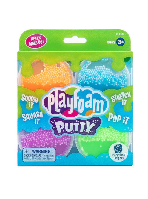 Playfoam® Putty habgyurma (4 db-os) Neon színű