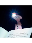 Flexilight Könyvjelző olvasólámpa, pink dinós