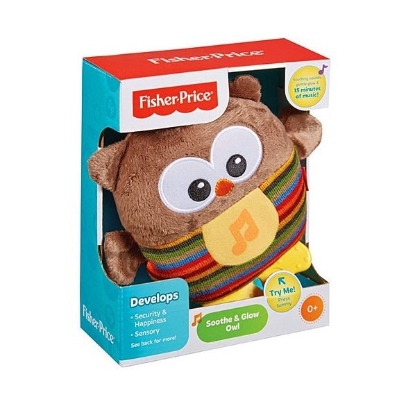 Nyugtató bagoly plüsskoma - Fisher Price