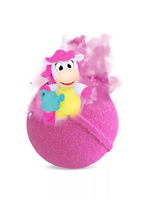 Craze Inkee VEGAN fürdőgolyó unikornis figurával, banán aromával