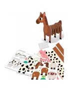 Harmonika hajtogató készlet - A farm állatai Crealign