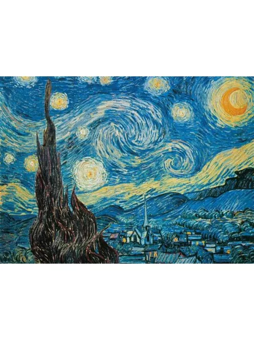 PUZZLE MUSEUM COLLECTION  500 DB-OS  VAN GOGH Starry Night CLEMENTONI