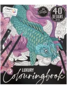 Prémium színező könyv 40 képpel, Halacskás CraftArt