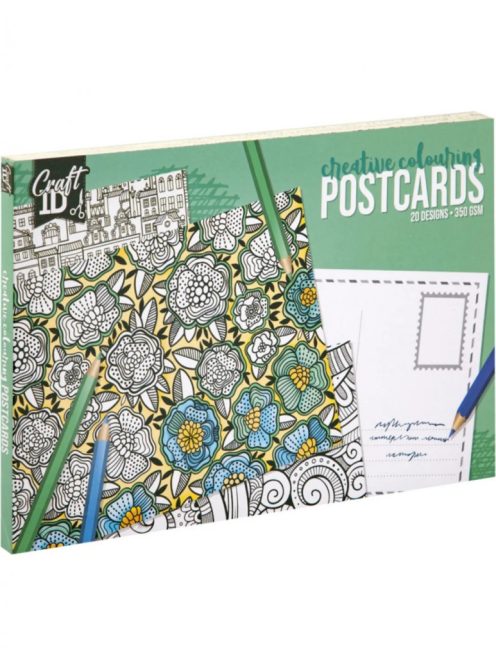 Színezhető képeslapok, Zöld CraftArt