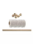 CraftID Makramé készítő kreatív készlet, Falidísz CraftArt
