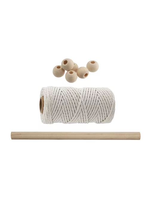 CraftID Makramé készítő kreatív készlet, Falidísz CraftArt