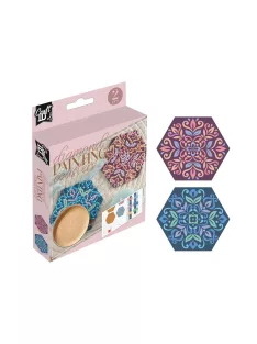   CraftID Gyémántszemes poháralátét készítő kreatív készlet 2 db-os CraftArt