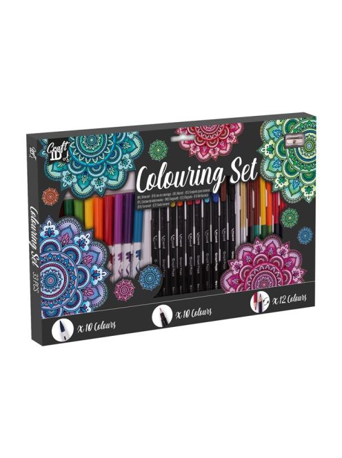 CraftID művészi színező készlet 33 db-os CraftArt