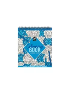   CraftID Spirálozott színező füzet 48 képpel, Kék CraftArt