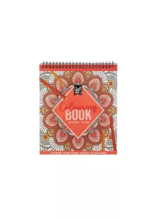   CraftID Spirálozott színező füzet 48 képpel, Narancssárga CraftArt