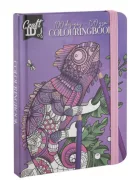 CraftID Színezőfüzet gumiszalaggal 50 lapos, lila CraftArt