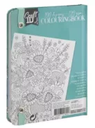 CraftID Színezőfüzet gumiszalaggal 50 lapos, zöld CraftArt