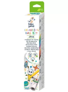   Kihúzható színező 12 db zsírkrétával, Világűr Haku Yoka