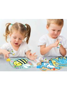   Varázslatos képek kreatív készlet maroknyomdával, Dinoszauruszok Haku Yoka