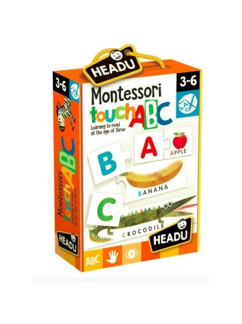 Montessori Érintős Puzzle-Angol ABC HEADU