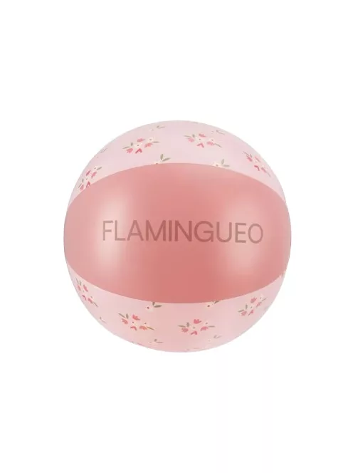 PINKY virág mintás 35 cm-es strandlabda Flamingueo