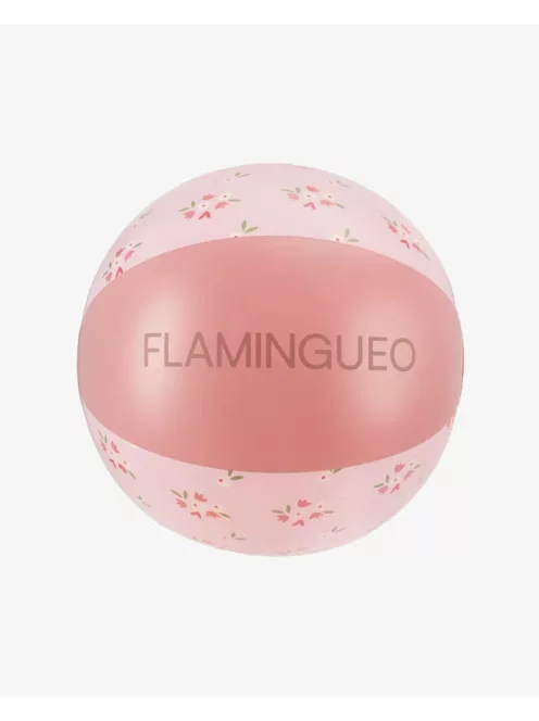 PINKY virág mintás 35 cm-es strandlabda Flamingueo