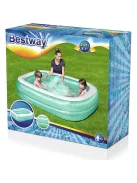 Bestway Felfújható szögletes gyermek medence 201 x 150 x 51 cm