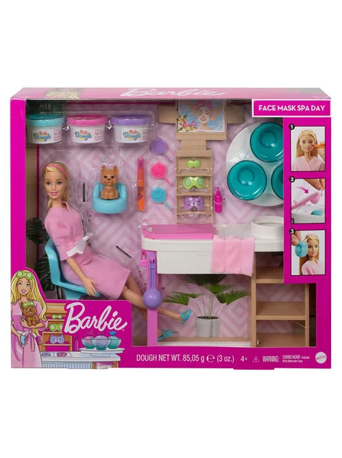 Barbie feltöltődés - Szépségszalon játékszett