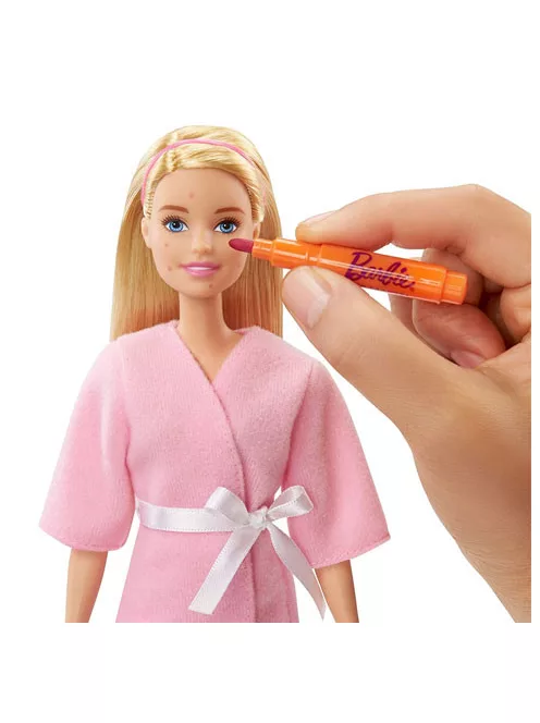 Barbie feltöltődés - Szépségszalon játékszett