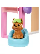 Barbie feltöltődés - Szépségszalon játékszett