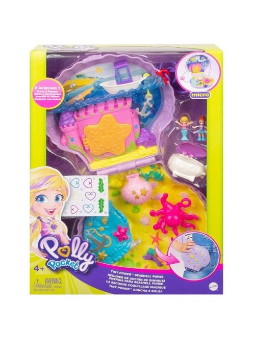 Mattel: Polly Pocket táska meglepetés hely (tengerpart)