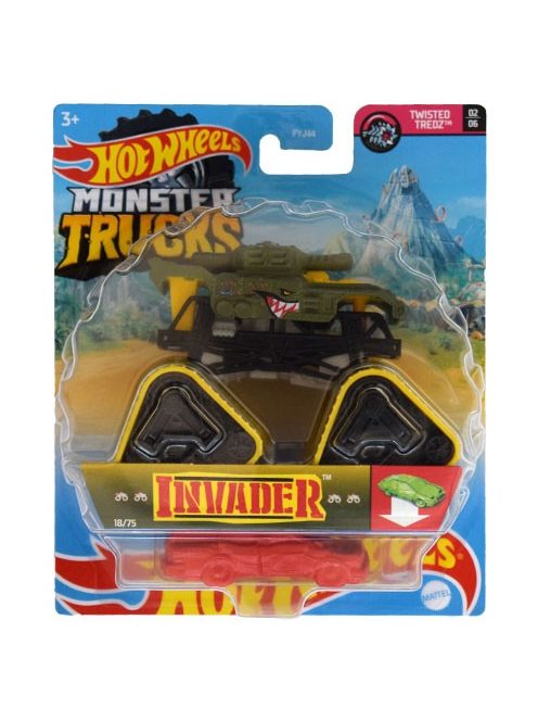 Hot Wheels Monster Trucks autó Invader