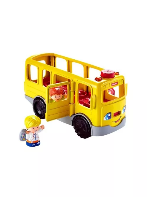 Little People Iskolabusz készségfejlesztő zenélő játék Fisher Price