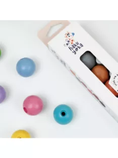   Marokkréta gyöngyök méhviaszos készlet 6 db-os, Macaron színek Haku Yoka