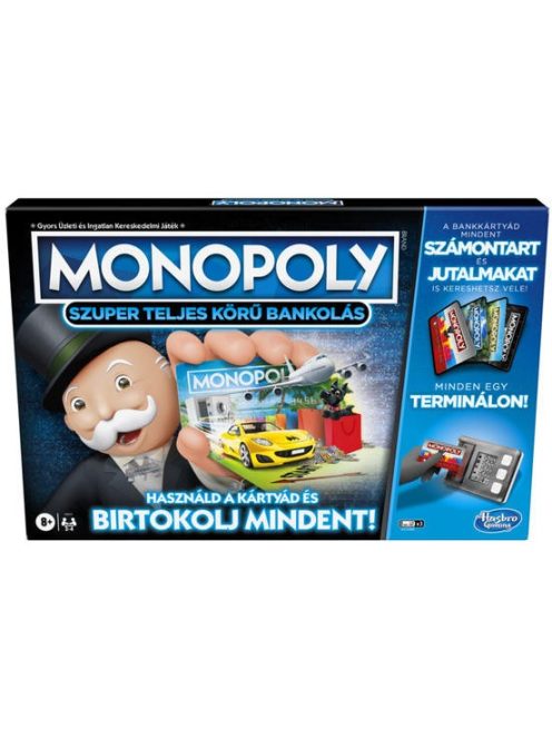 MONOPOLY SZUPER TELJES KÖRŰ BANKOLÁS