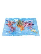 Janod 02677 Oktató Puzzle és 3D kiegészítők 350 darabos A világ látványosságai