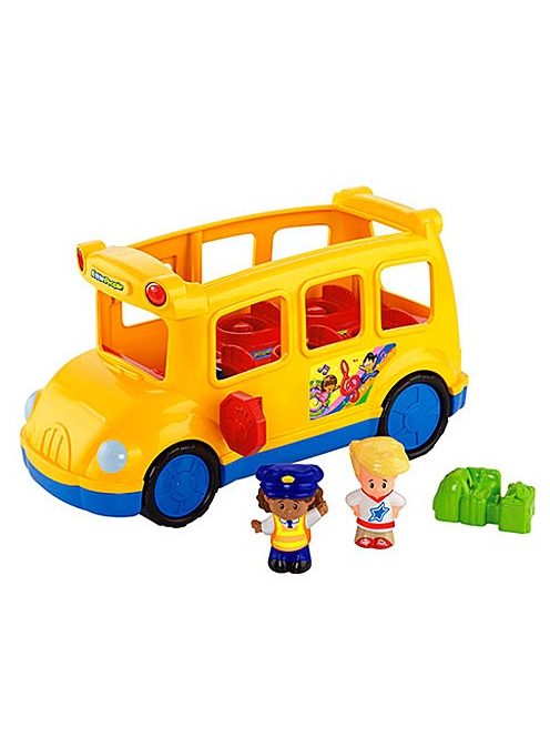 Fisher-Price: Little People Fecsegő iskolabusz - Mattel