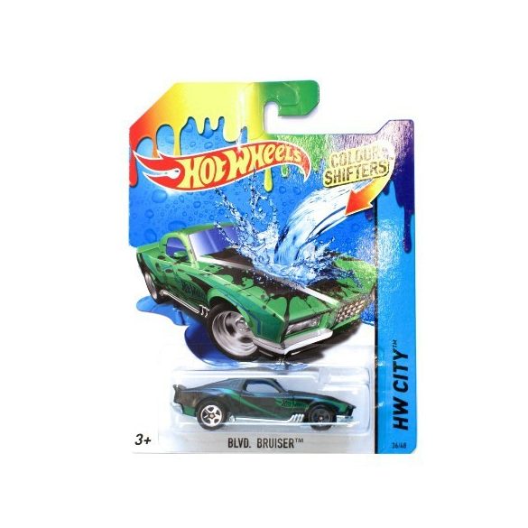 Hot Wheels: BLVD. Bruiser színváltós kisautó 1/64 - Mattel