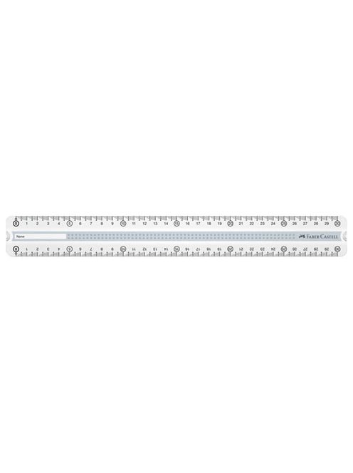 Faber-Castell: Grip egyenes vonalzó 30cm-es
